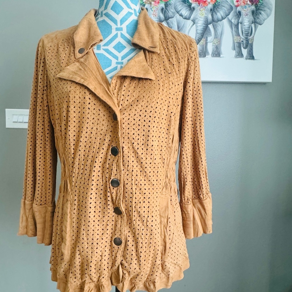Flair Cardigan  Jacket Brown Size  Small